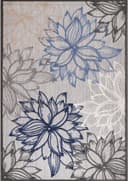 Sanat Teppich Floral 2 Outdoor | Grau 2