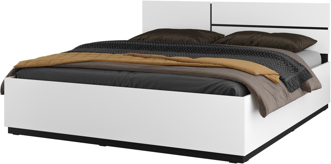 OTTO home Bett Cross | Weiß
