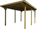 weka Einzelcarport 606 Gr.1 | Braun