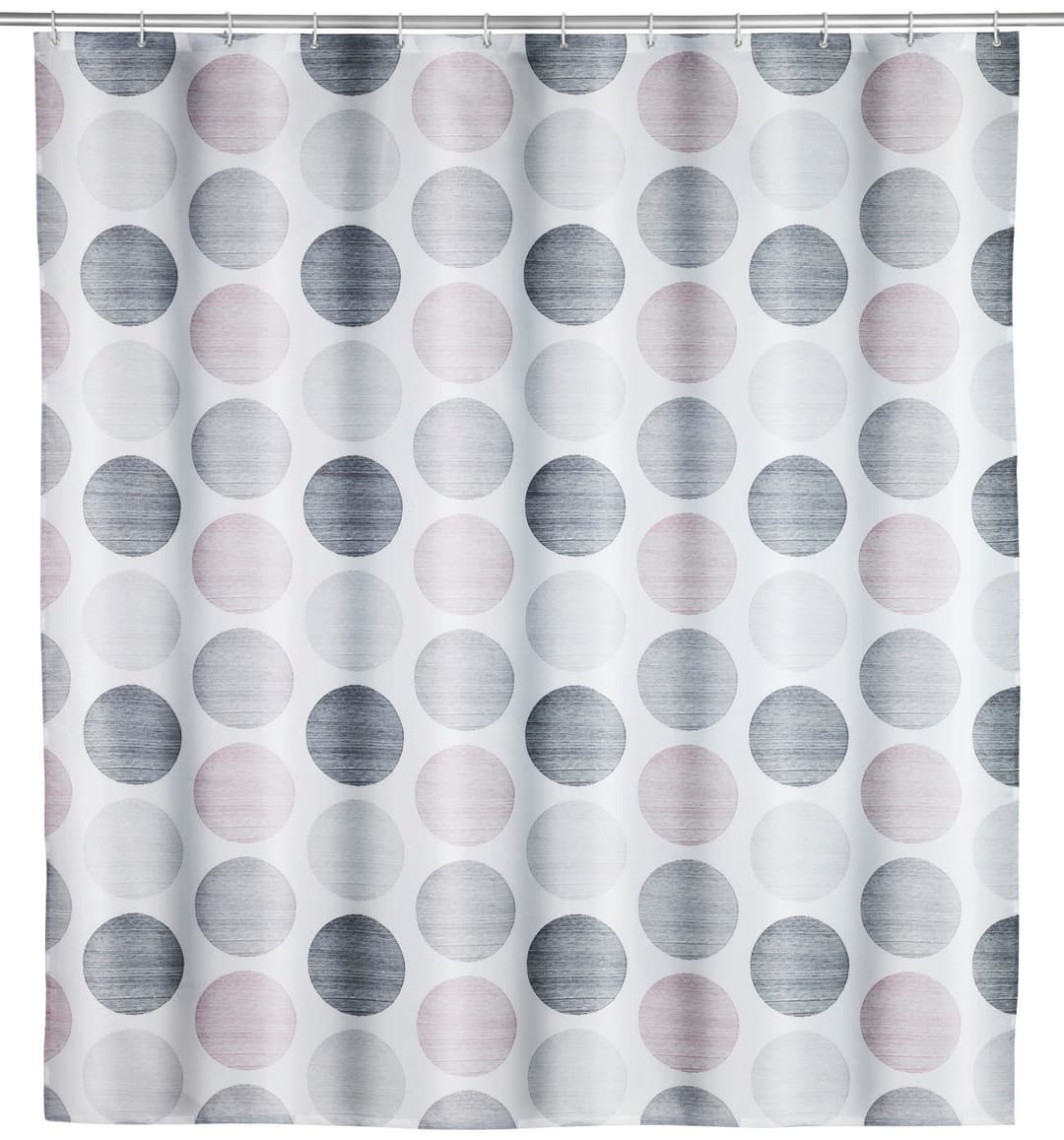 WENKO Duschvorhang Pastell Dots | Mehrfarbig