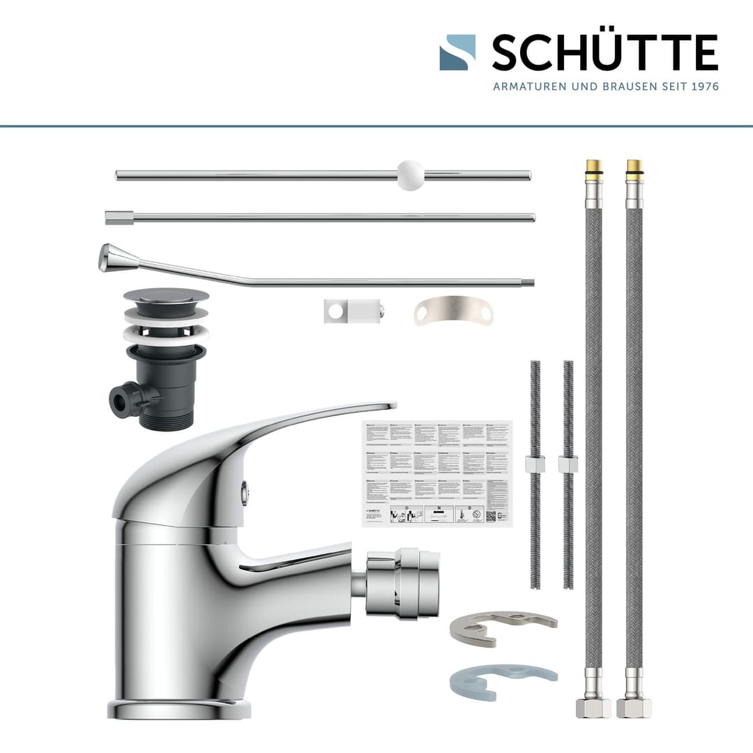 Schütte Bidetarmatur Athos | Silber