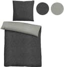 Biberna Wendebettwäsche Hermal Flanell | Grau
