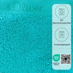 s.Oliver Waschhandschuh | Türkis