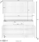 wiho Küchen Küchenbuffet Linz | Beige 4