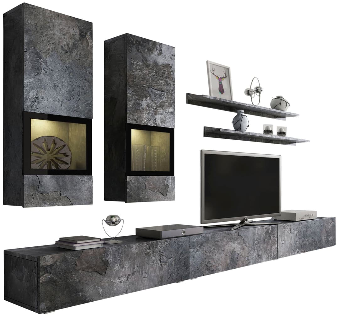 OTTO home Wohnwand Baros | Grau
