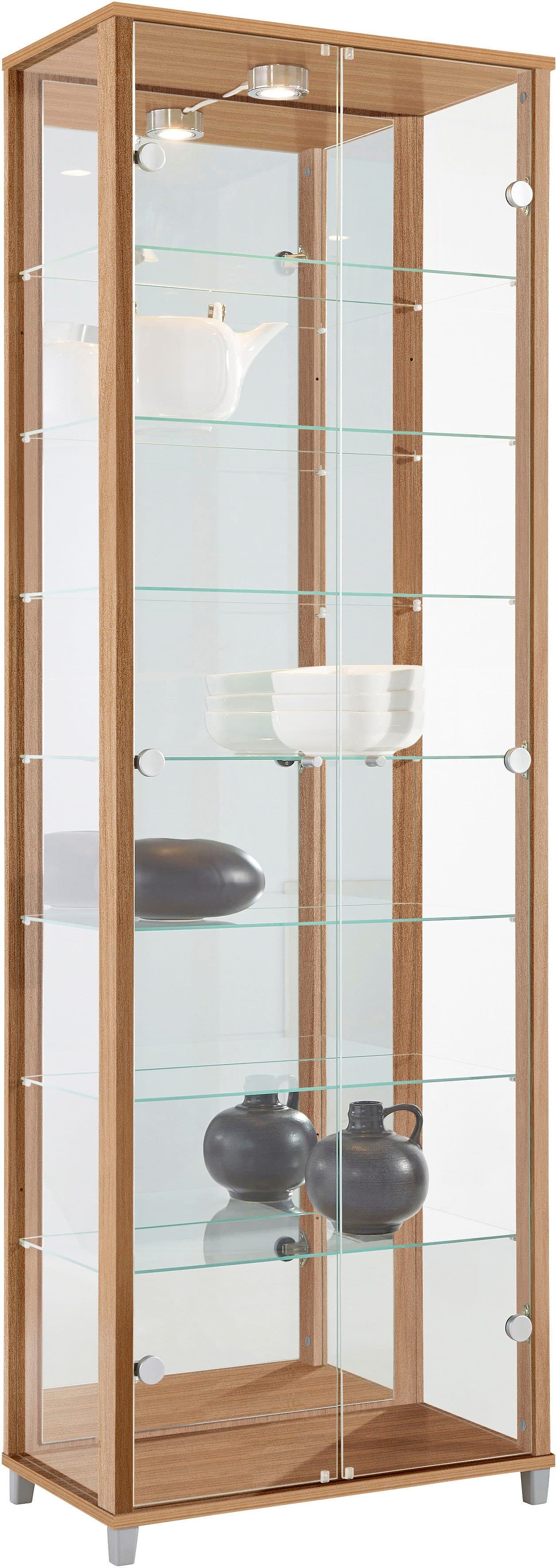 fif möbel Vitrine OPTIMA | Braun