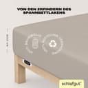 Schlafgut Spannbettlaken EASY JERSEY | Beige