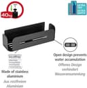 WENKO Duschregal Turbo-Loc® Bivio | Schwarz 5