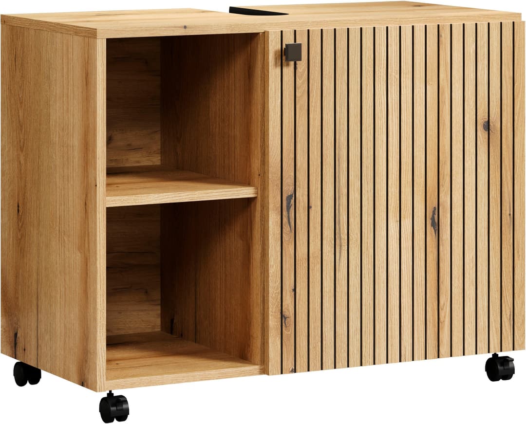 welltime Waschbeckenunterschrank Amrum | Holztöne