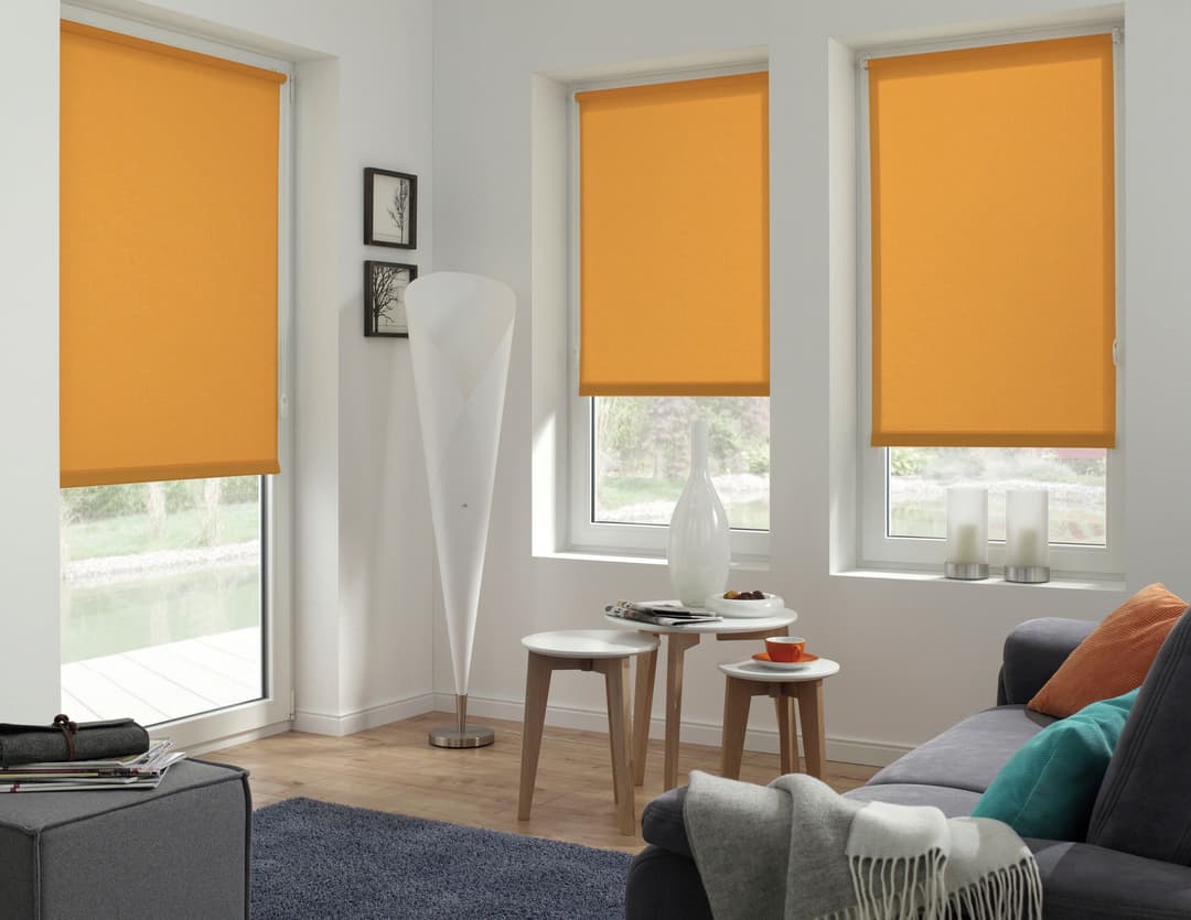 Seitenzugrollo EASYFIX Rollo Uni | Orange