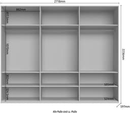 OTTO home Kleiderschrank Piano | Beige