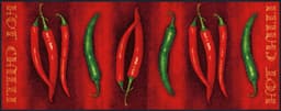 wash+dry by Kleen-Tex Küchenläufer Hot Chili | Rot