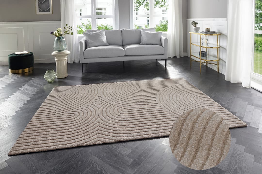 ELLE DECORATION Designteppich Panglao | Beige