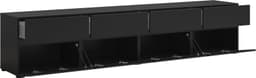 OTTO home Lowboard Cross | Schwarz