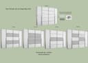 FORTE Kleiderschrank Narago | Weiß 3