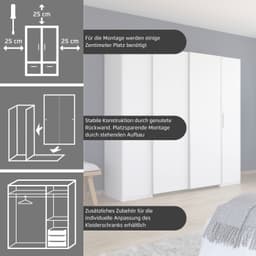 rauch KRONACH Kleiderschrank | Weiß