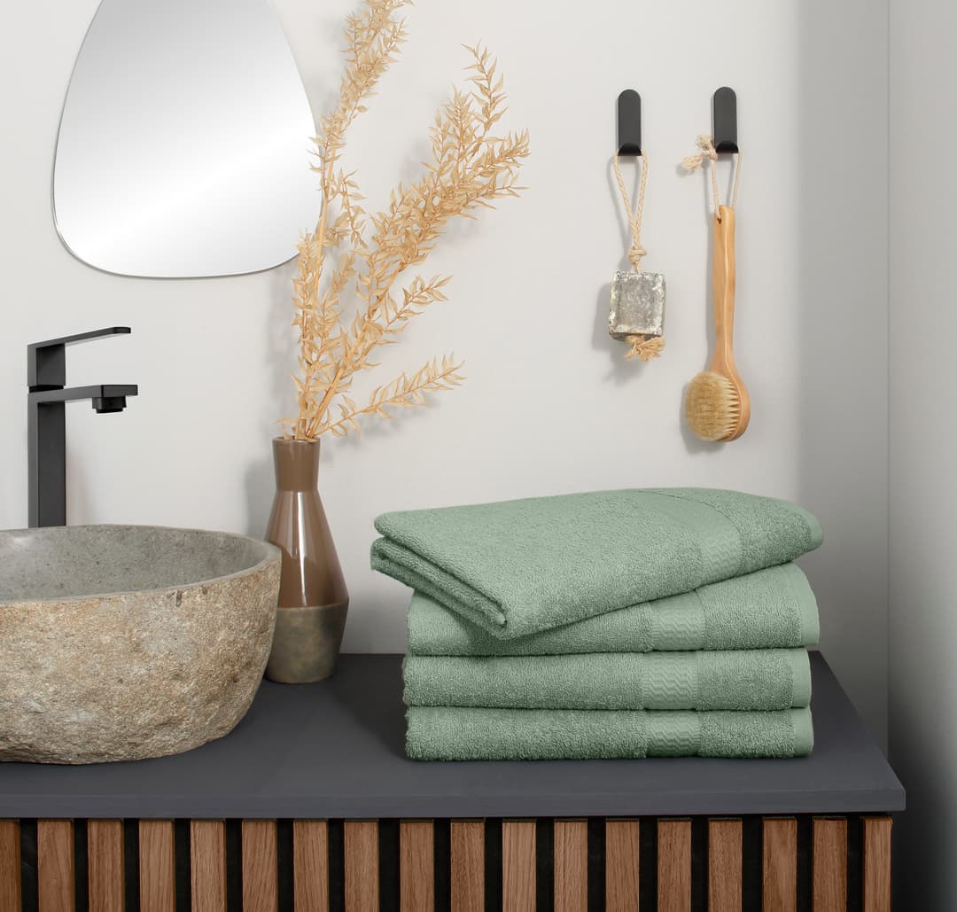 OTTO home Duschtücher Juna | Grün