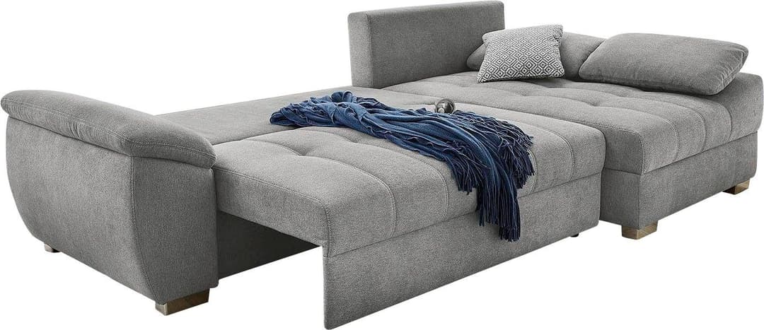 Jockenhöfer Gruppe Ecksofa Alster | Grau