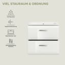 welltime Waschbeckenunterschrank Florenz | Weiß 5