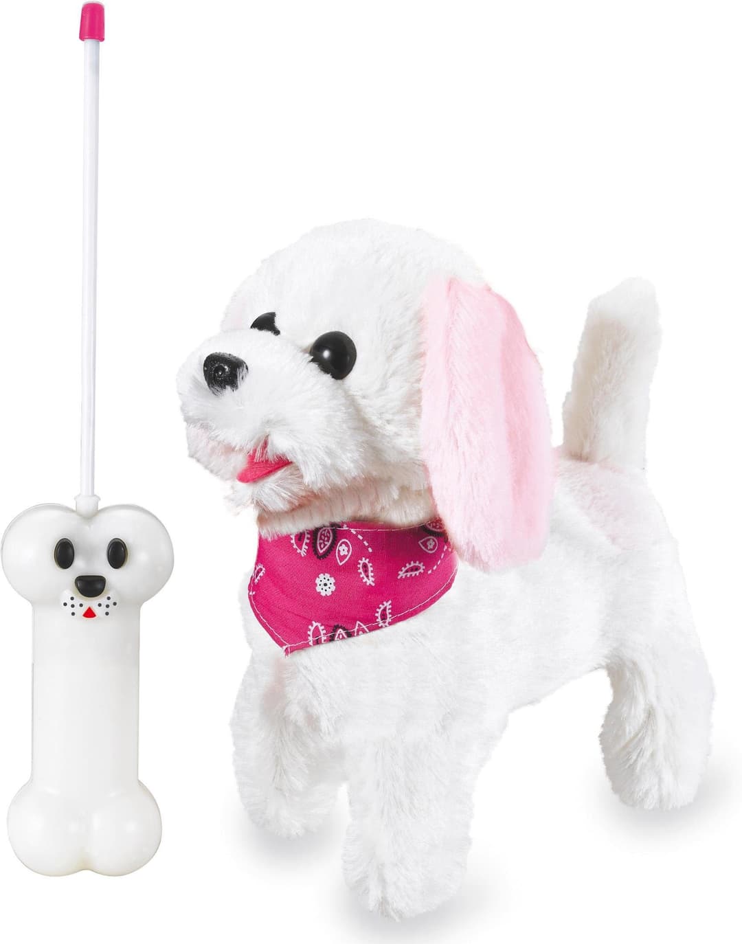 Jamara RC-Plüschhund Trixi | Weiß
