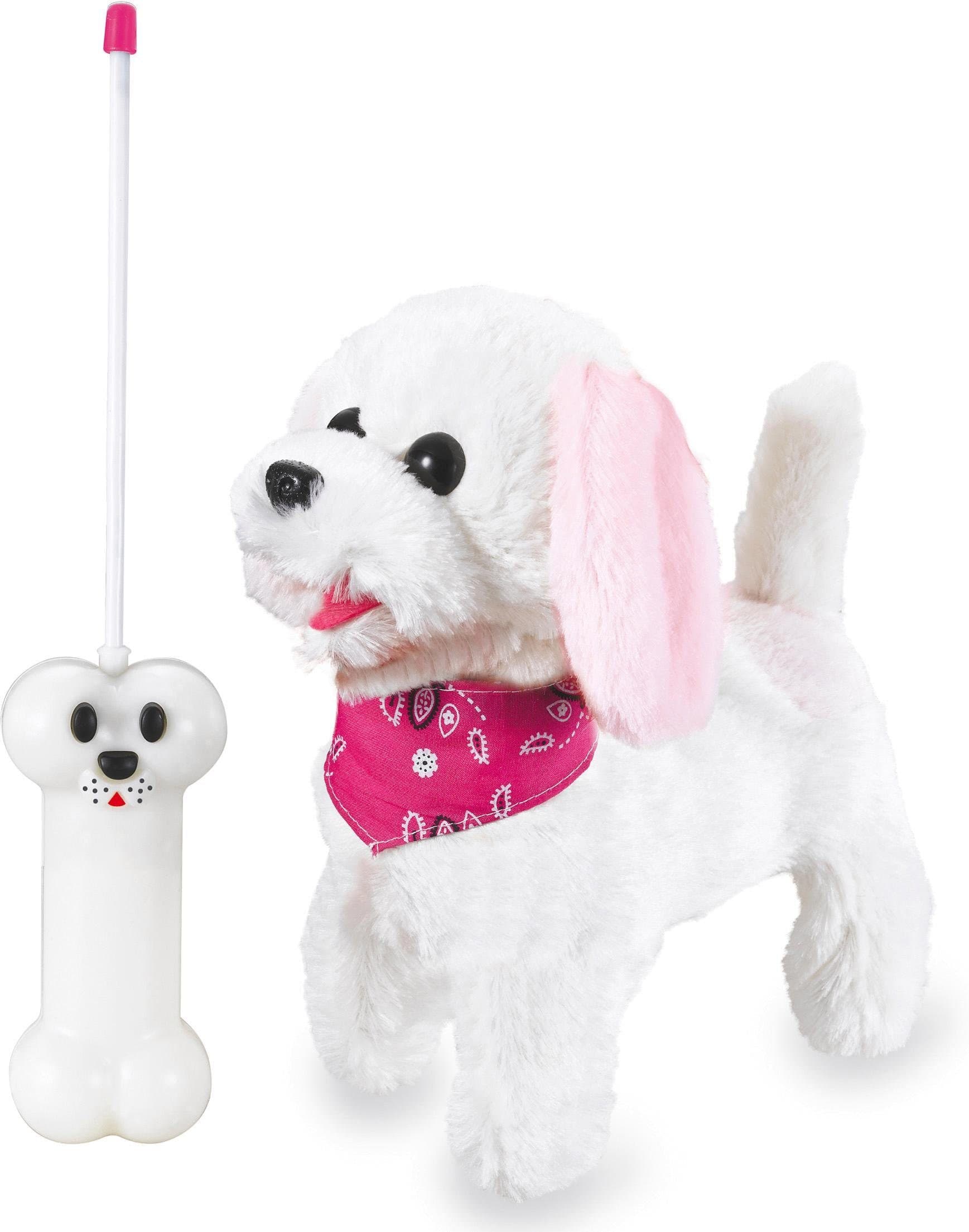 Jamara RC-Plüschhund Trixi | Weiß