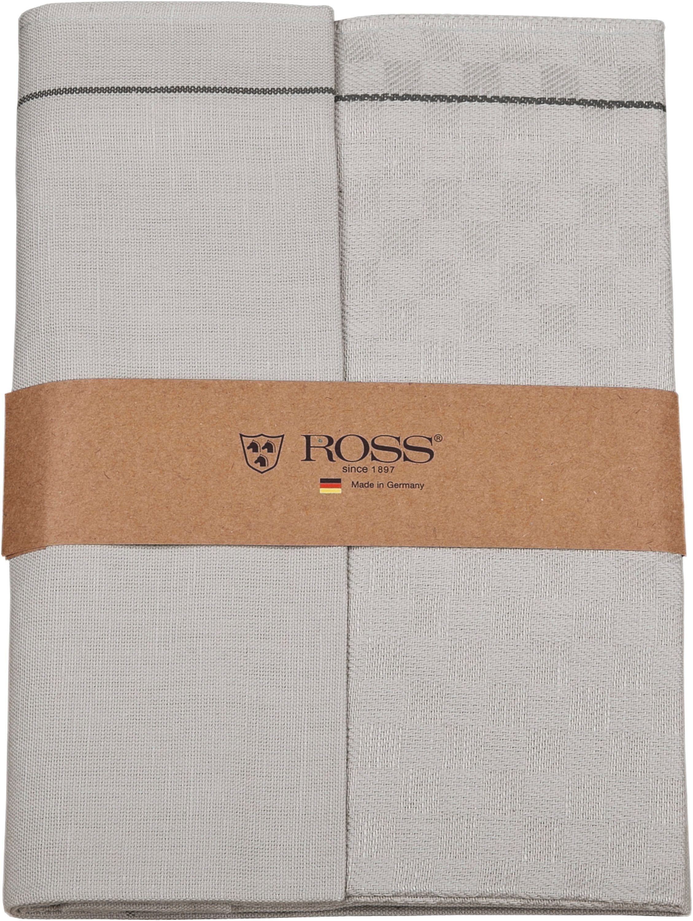 ROSS Geschirrtuch 2er Set 907 | Grau