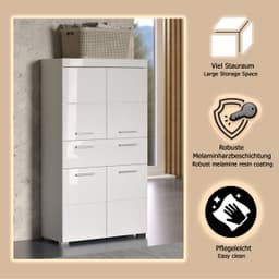 welltime Midischrank Avena | Weiß