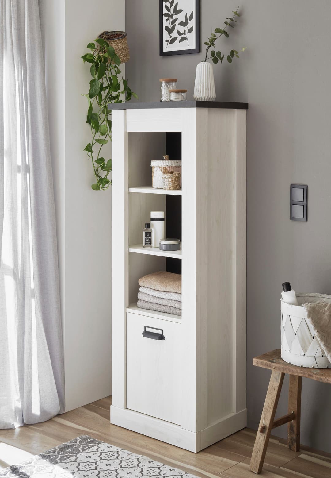 Home affaire Wäscheschrank SHERWOOD | Holztöne