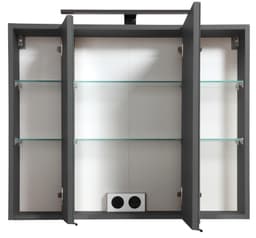 welltime Spiegelschrank Trento | Grau