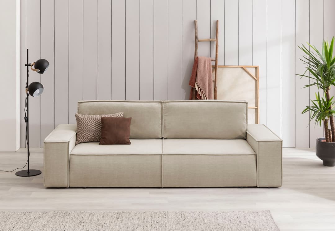 Home affaire SHERWOOD Schlafsofa | Beige