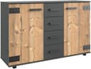 Wimex Kombikommode Stockholm Sideboard Kommodenschrank | Grau