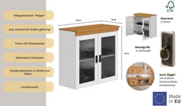 OTTO home Hängeschrank Rügen | Mehrfarbig