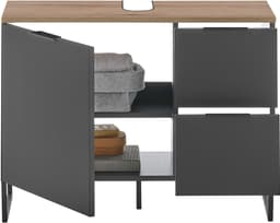BASIC by Balculina Waschbeckenunterschrank Denver | Schwarz