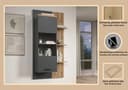 Home affaire Hängevitrine Bajo | Braun 5
