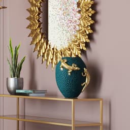 Kare Design Vase Chameleon Jack Fruit 39 | Grün