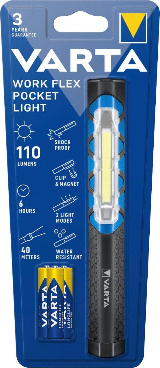 VARTA WORK FLEX POCKET LIGHT | Schwarz