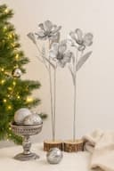 Kunstblume Magnolie | Silber 2