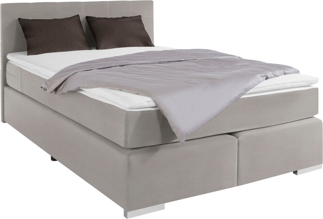 COTTA Boxspringbett Simba | Grau