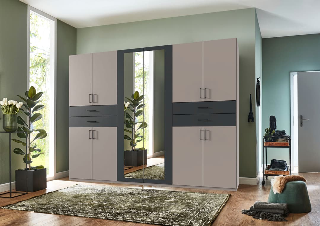 Wimex Kleiderschrank Taiga | Grau