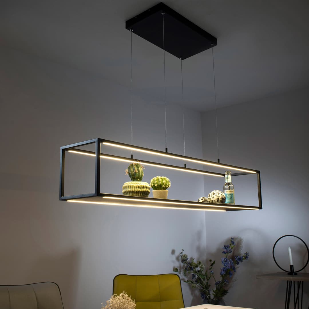 OTTO home LED Pendelleuchte Civva | Schwarz