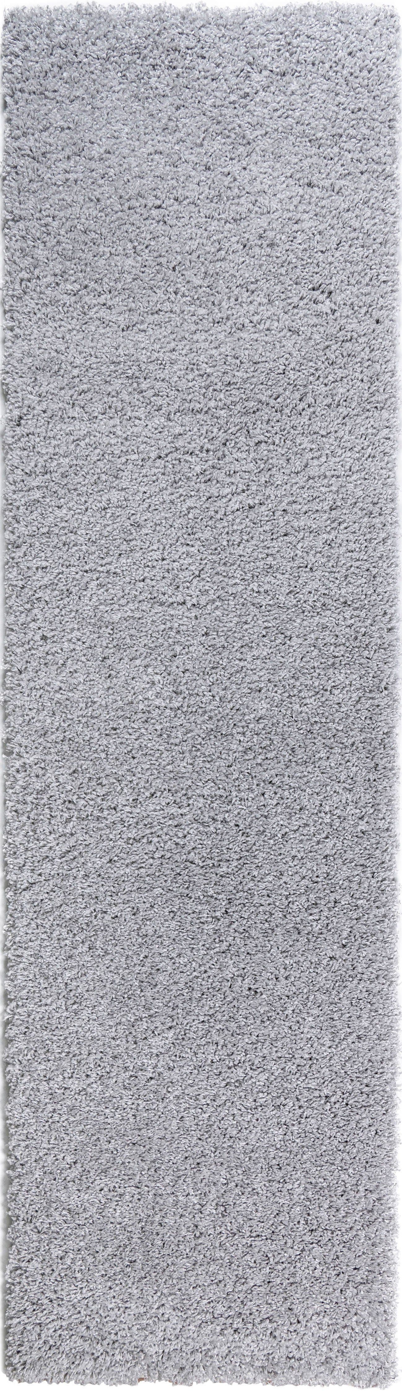 Bruno Banani Läufer Shaggy Soft | Grau