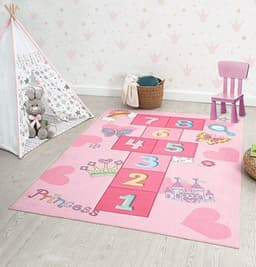 the carpet Teppich Happy Life | Rosa