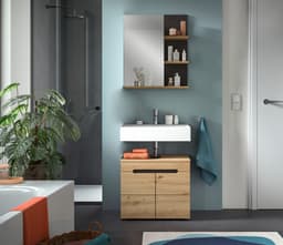 welltime Badmöbel-Set REHAT | Holztöne