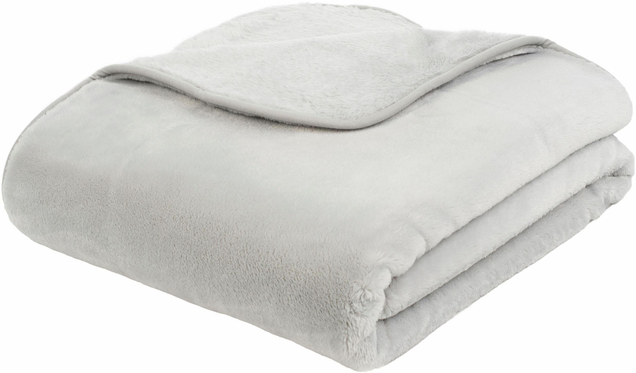 Wohndecke Premium Cashmere Feeling | Grau