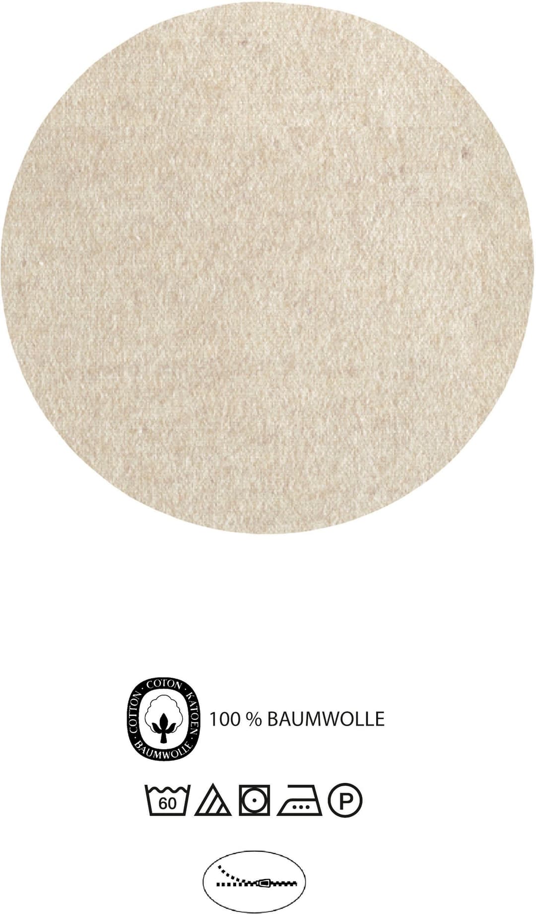 Biberna Kissenbezug Hermal | Beige