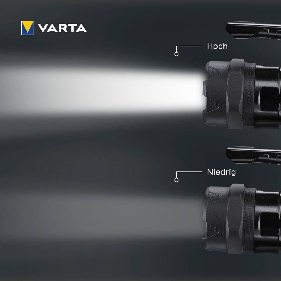 VARTA Taschenlampe Indestructible BL20 Pro | Schwarz
