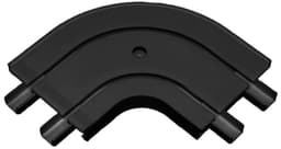 SN DECO GROUP Gardinenschiene Aussenbogen | Schwarz