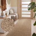 ELLE DECORATION Teppich Rocco | Braun