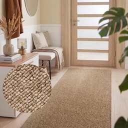 ELLE DECORATION Teppich Rocco | Braun
