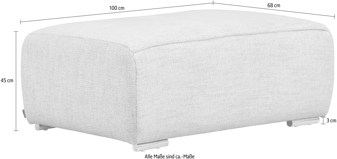 OTTO home Hocker BEATRICE | Grau